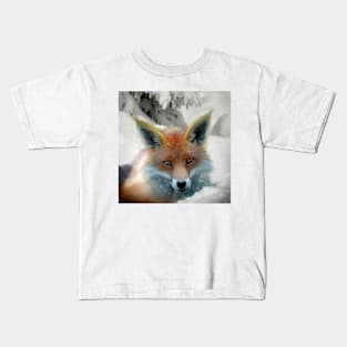 Winter Fox Kids T-Shirt